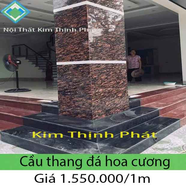 Giá đá hoa cương granite tự nhiên lát cầu thang 2023