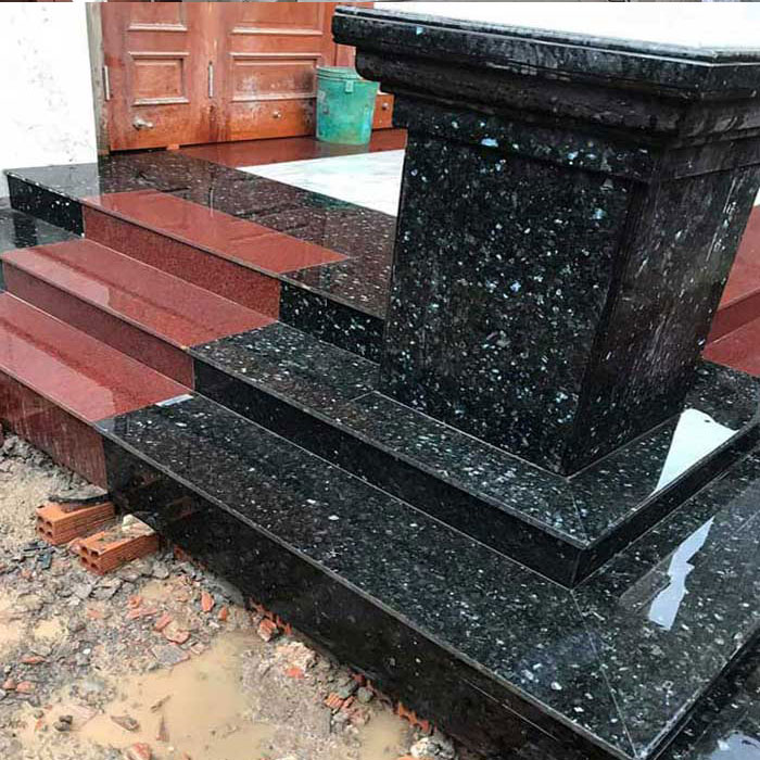 đá hoa cương granite lát cầu thang 2023