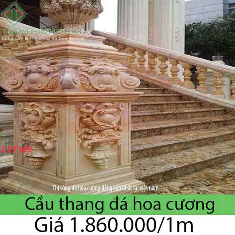 giá cầu thang đá