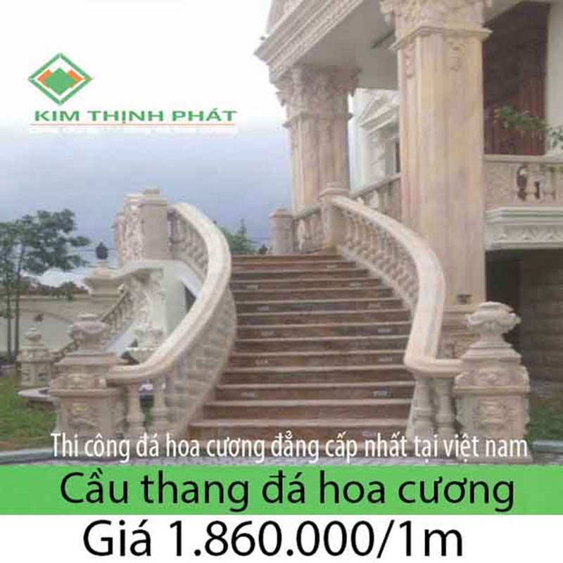 giá cầu thang đá