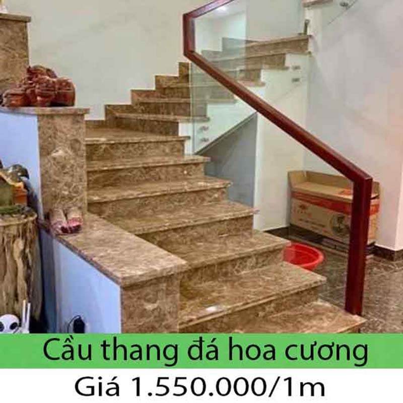 giá cầu thang đá