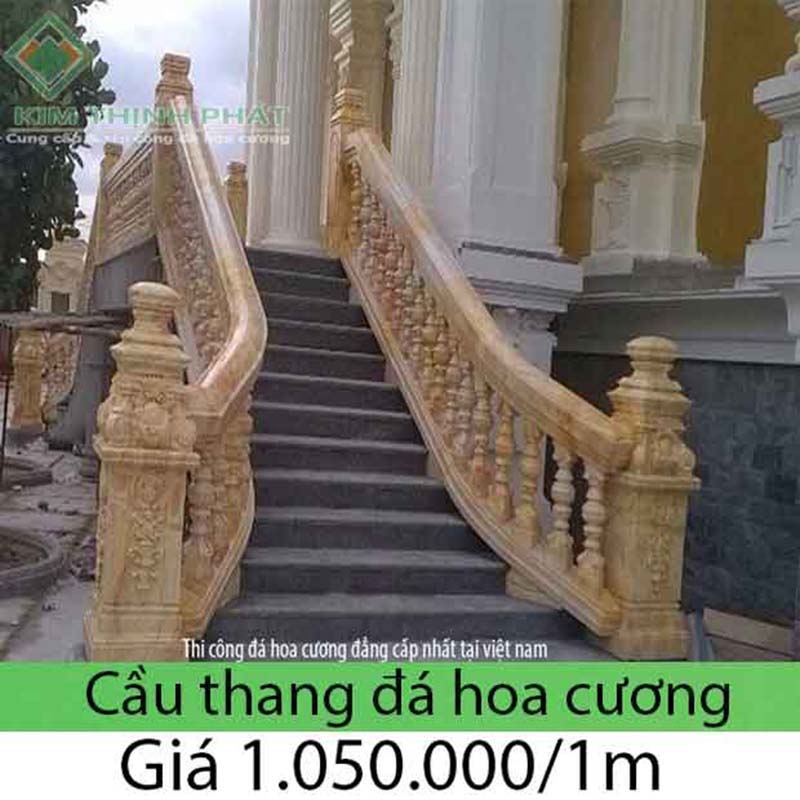 giá cầu thang đá hgranite