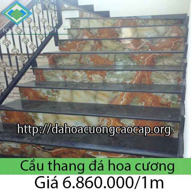 giá cầu thang đá hgranite