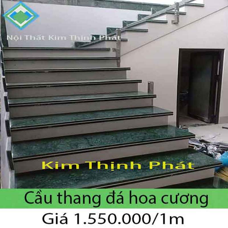 giá cầu thang đá hgranite