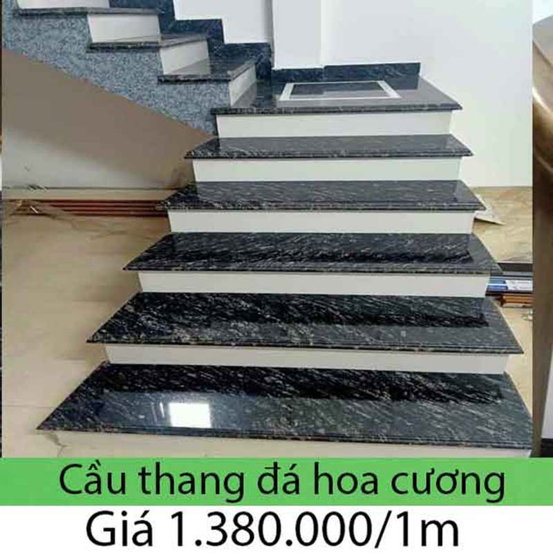 giá cầu thang đá hgranite