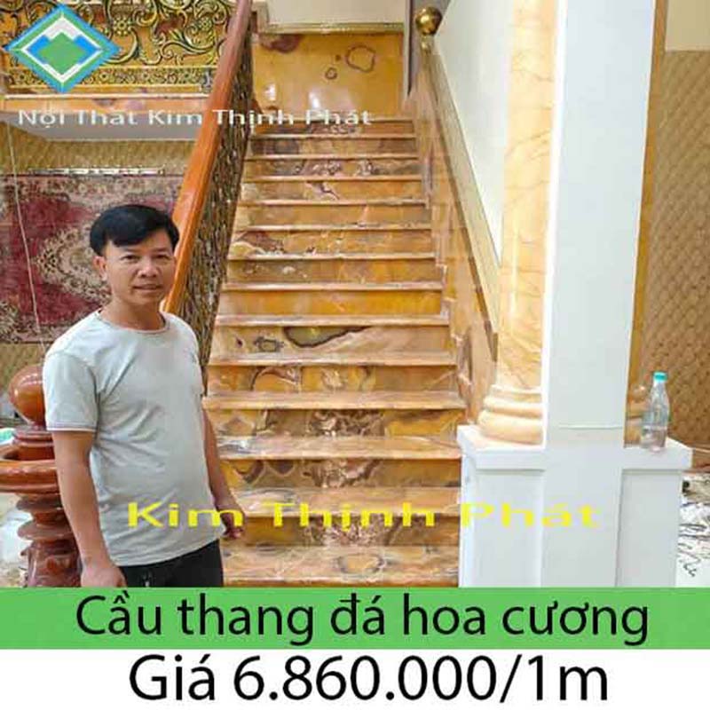 Giá cầu thang đá granite