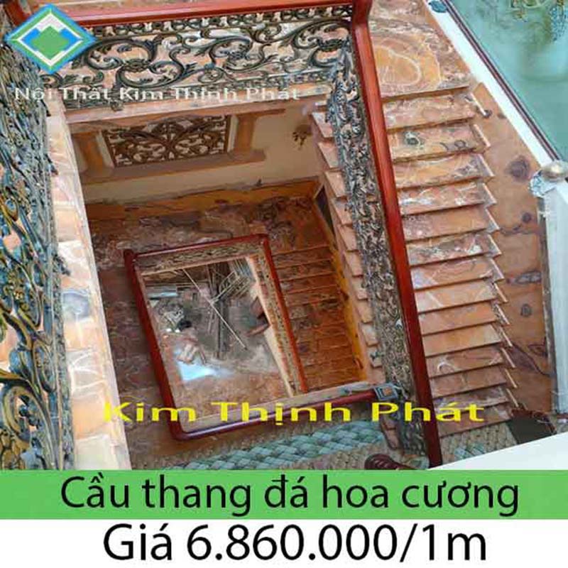 Giá cầu thang đá granite