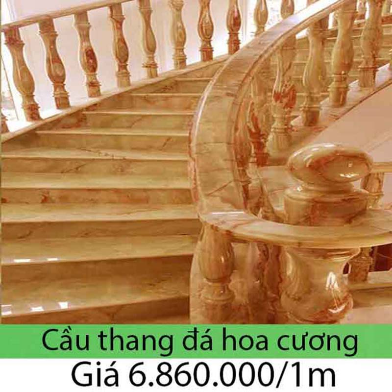 Giá cầu thang đá granite