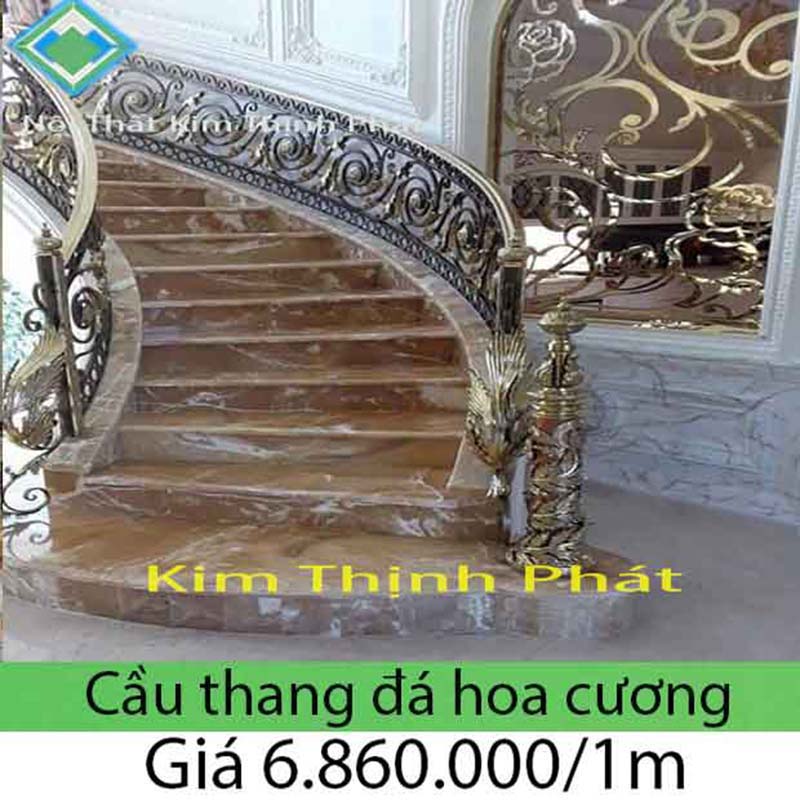 Giá cầu thang đá granite