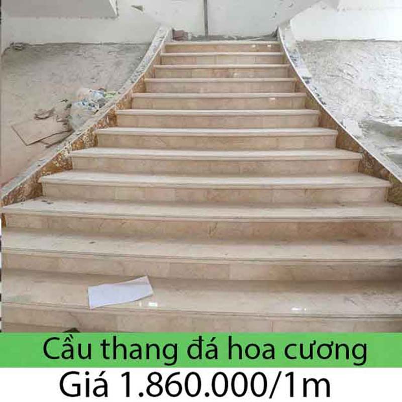 giá cầu thang đá hoa cương