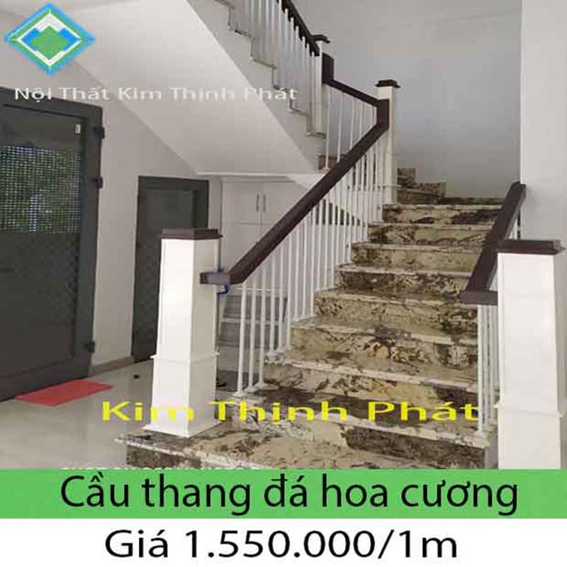 giá cầu thang đá hoa cương