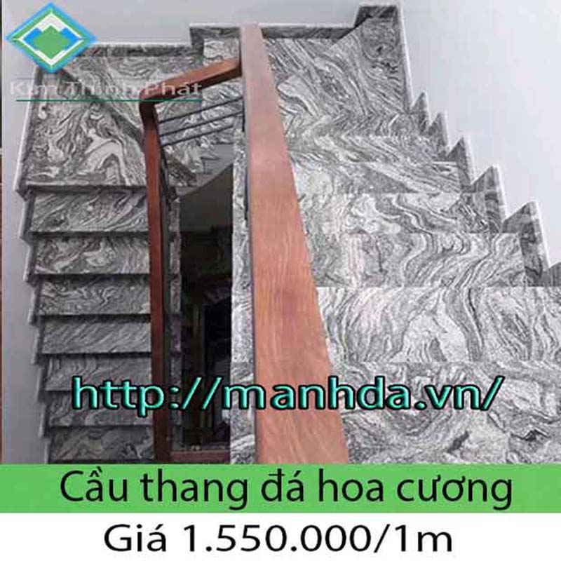 giá cầu thang đá hoa cương