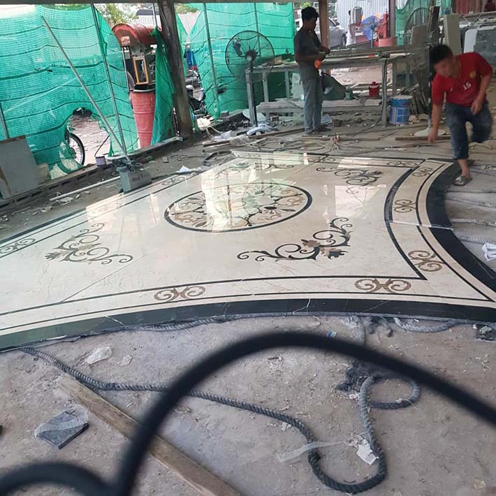 Mặt Tiền Nhà Phố Đá Marble