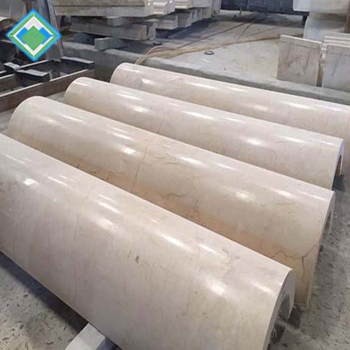 Mẫu đá marble tự nhiên cột tròn