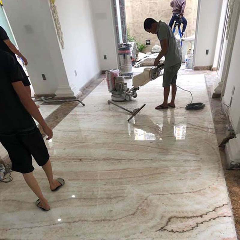 Thi công đá hoa cương marble