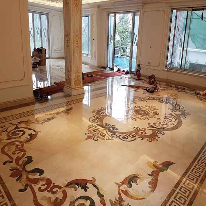 Mặt Tiền Nhà Phố Đá Marble