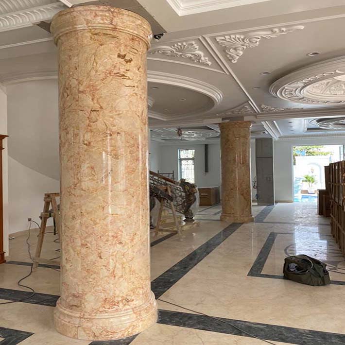 Mặt Tiền Nhà Phố Đá Marble