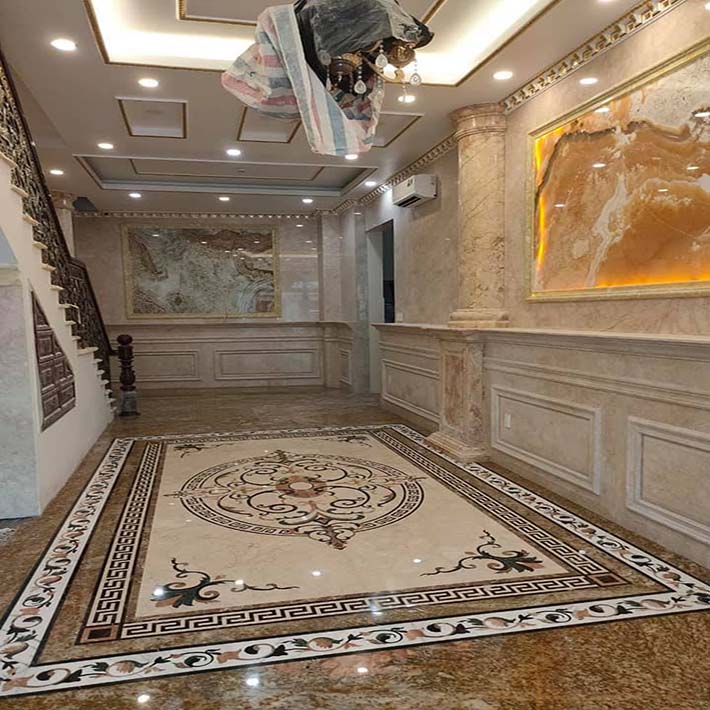 Mặt Tiền Nhà Phố Đá Marble