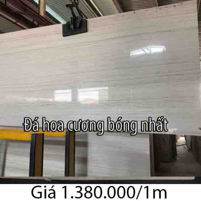 Đá hoa cương bóng kem vân gỗ