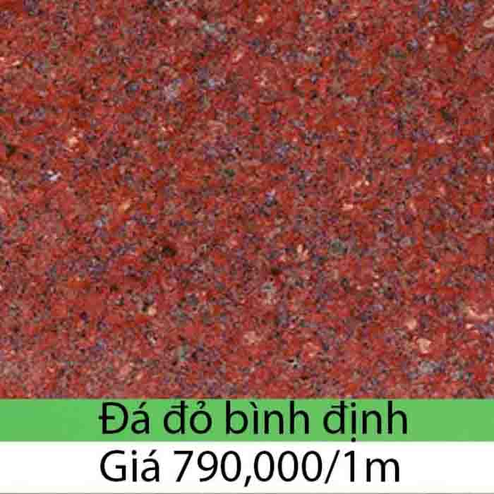 Giá đá đỏ Bình Định