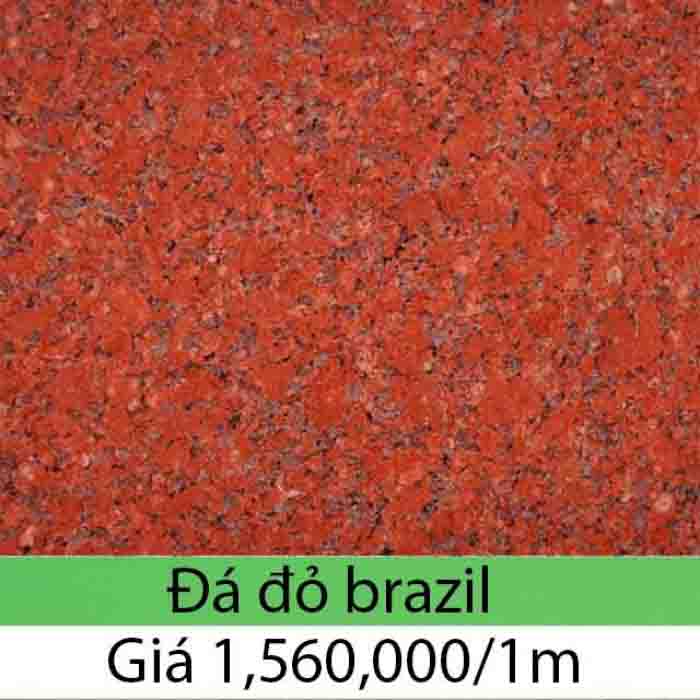 Bảng gia đá hoa cương granite đỏ brazil giá mới