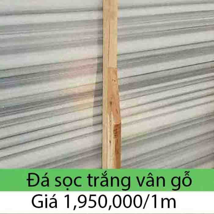 Giá đá marble trắng vân gỗ