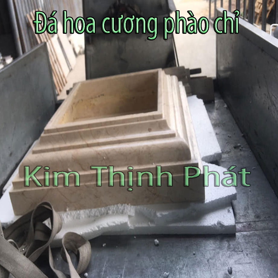 đá hoa cương chỉ phào thân cột