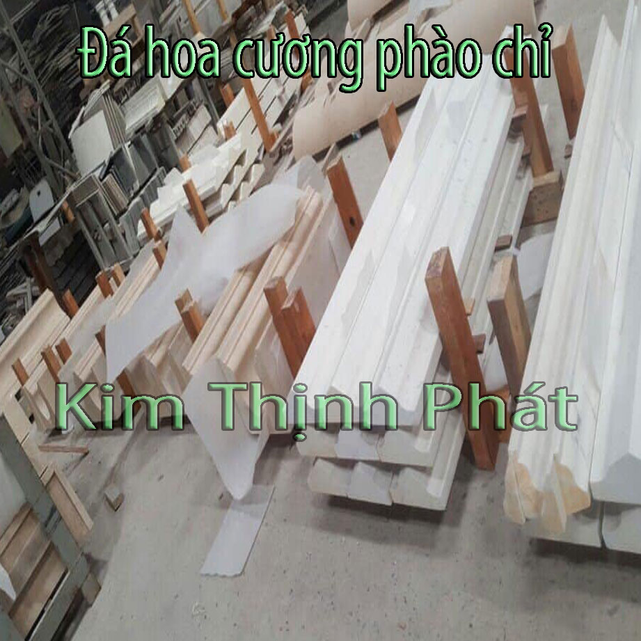 đá hoa cương chỉ phào thân cột