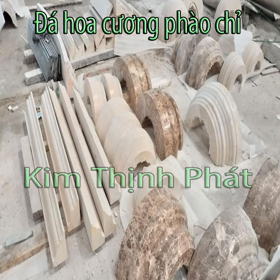 đá hoa cương chỉ phào thân cột